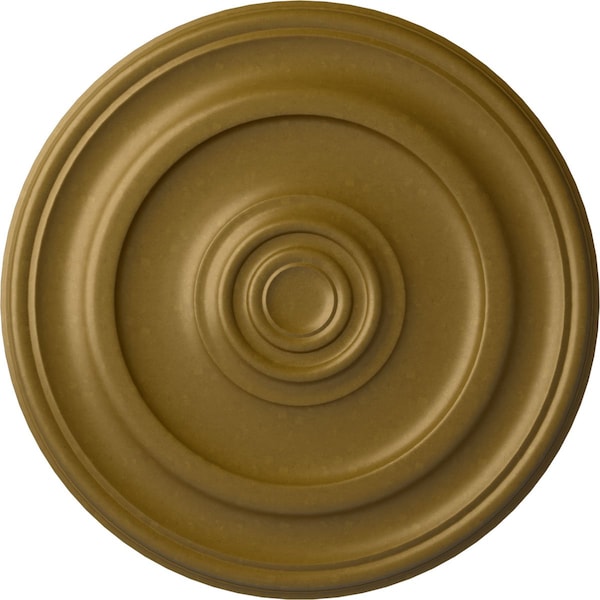 Ekena Millwork Kepler Traditional Ceiling Medallion (For Canopies up to 5 1/4"), 23 5/8"OD x 1 3/4"P, Gold CM24KPGLS - main